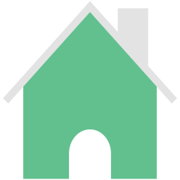 Green house icon