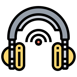 Wireless headphones icon