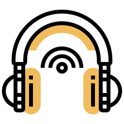 Wireless headphones icon