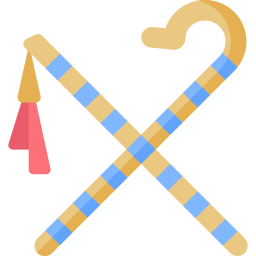 Crook and flail icon