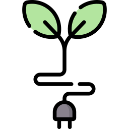 Green energy icon