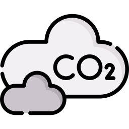 nuvem de co2 Ícone