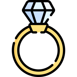 Diamond ring icon