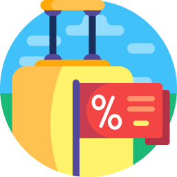 Travel bag icon