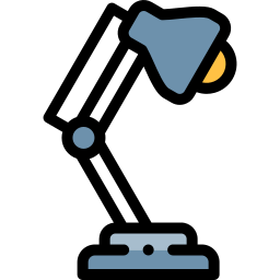 Desk lamp icon