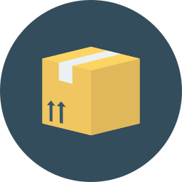 Cardboard box icon