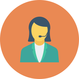 Customer service agent icon