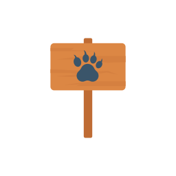 Paw print icon