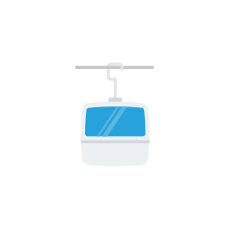 Cable car cabin icon