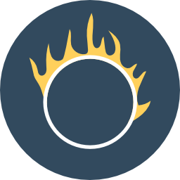 anillo de fuego icono