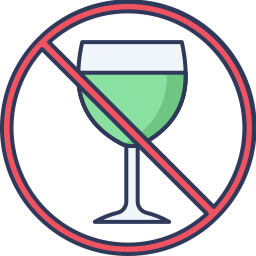 divieto di alcol icona