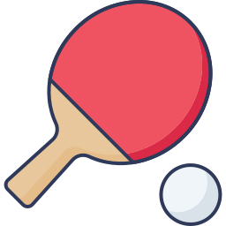 Table tennis racket icon