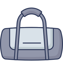 Sport bag icon