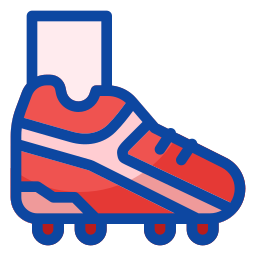 zapato de fútbol icono