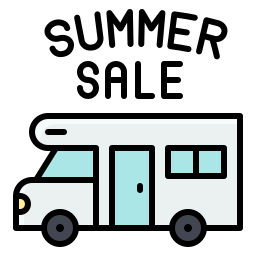 furgoneta de camping icono