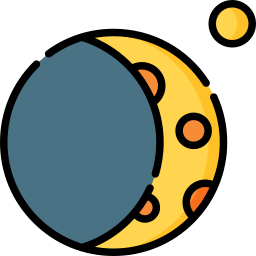 phase de lune Icône
