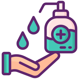 Hand sanitizer icon