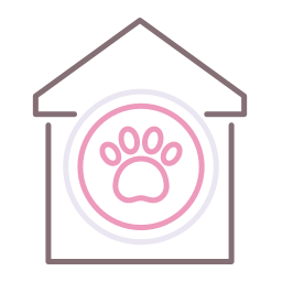 casa animal icono