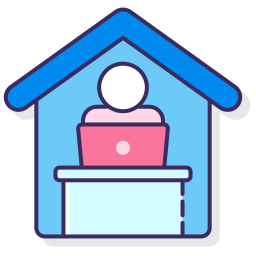 Work from home icon