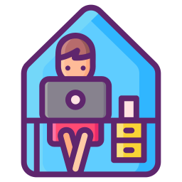 Work from home icon