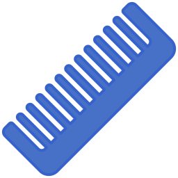 Hair comb icon