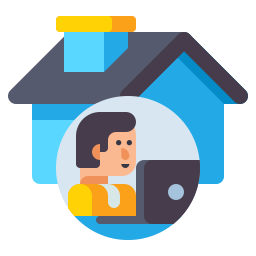 Work from home icon