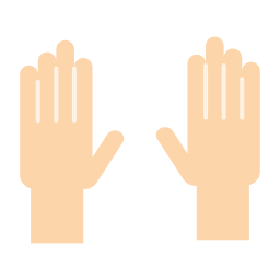 due mani icona