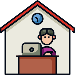 Work from home icon