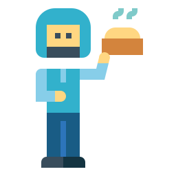 Food delivery icon