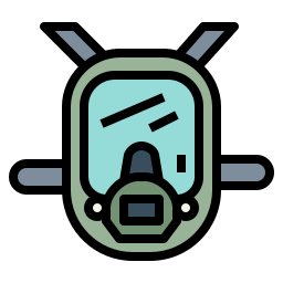 Gas mask icon