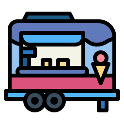 Ice cream truck icon