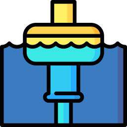 Wave power icon