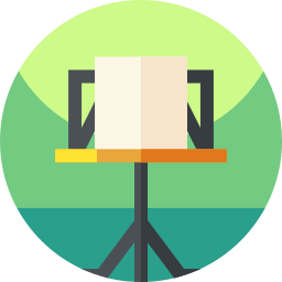 Music stand icon