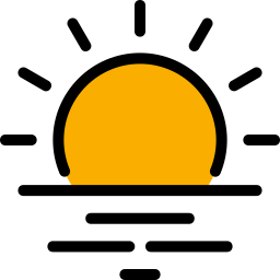 Заход солнца иконка