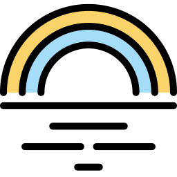 arco iris icono