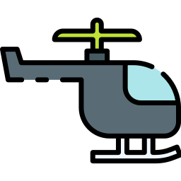 helicóptero icono