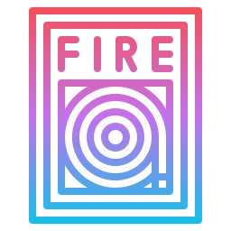 manichetta antincendio icona