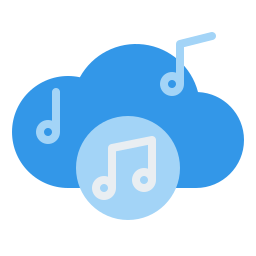 nube musical icono