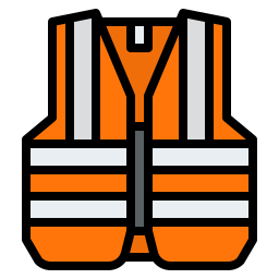 Reflective vest icon