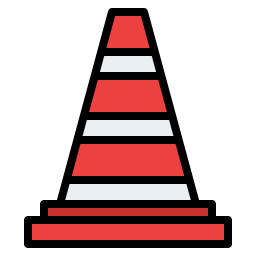 Traffic cone icon