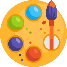 Painting palette icon