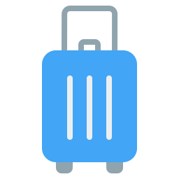 Travel luggage icon