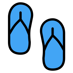 Flip flops icon