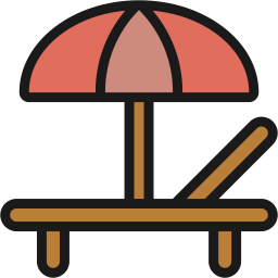 Lounge chair icon