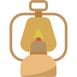 lampada del fuoco icona