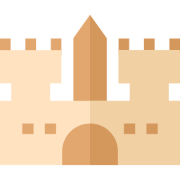 Sand castle icon