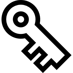 chiave della porta icona