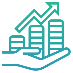 le revenu Icône