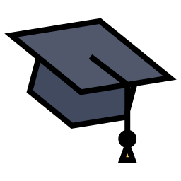 Graduation hat icon