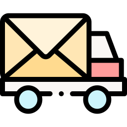 caminhão do correio Ícone